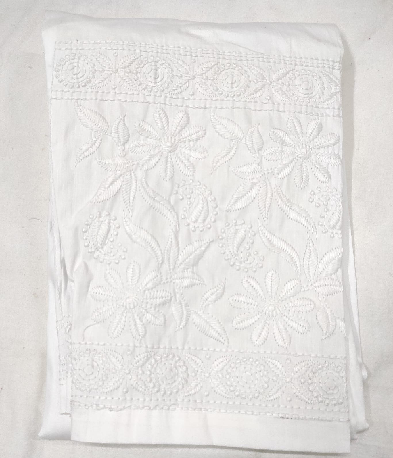 LEHER Computerized Chikankari Bottom