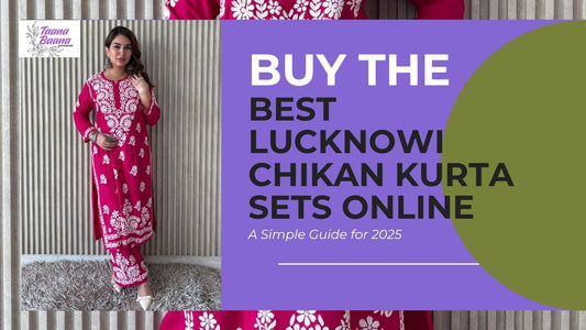Buy the Best Lucknowi Chikan Kurta Sets Online