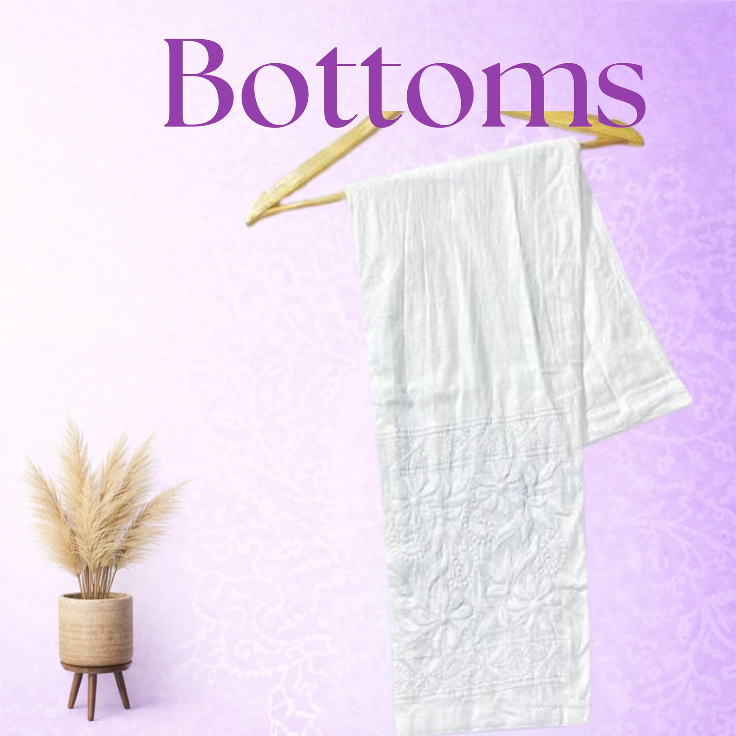 Chikankari Bottoms