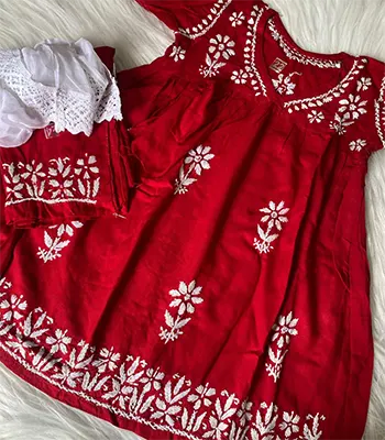 Chikankari Girl Set