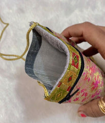 AASHI banarasi brocade mobile pouch