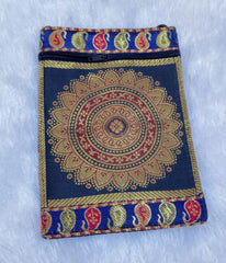 AASHI banarasi brocade mobile pouch