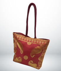RANI Banarasi Brocade Latkan Bag