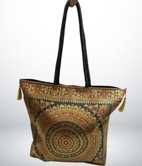 RANI Banarasi Brocade Latkan Bag