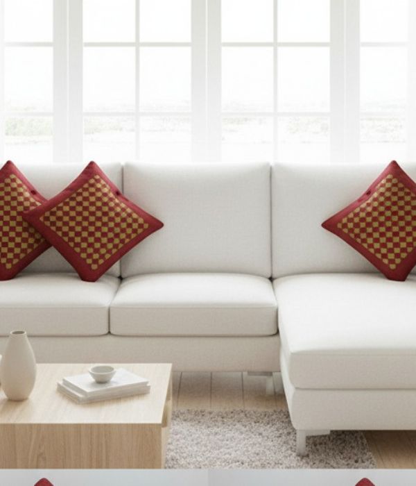 SHASHI Silk Slub Cushion Cover
