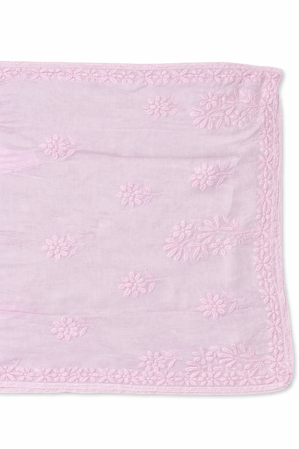 NIRALI pink pure muslin dyeble 3pcs set