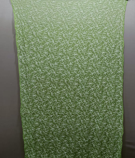 RAGINI Georgette Tepchi Chikankari Dupatta