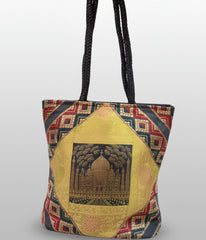 REET Banarasi Brocade Latkan Bag Satrang