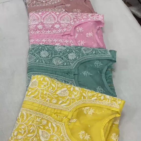 Chikankari kurti set