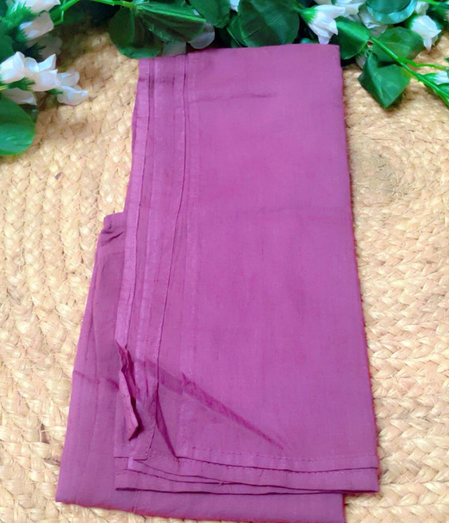 POONAM Wine Pure Viscose Chikankari Resham 4pcs Set