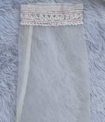 AMBA White Organza Chikankari Kurti-Elegant Lucknowi Chikankari for Women