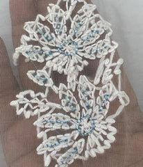 AMBA White Organza Chikankari Kurti-Elegant Lucknowi Chikankari for Women
